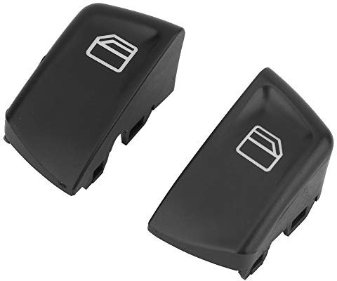 2 piezas Cubiertas para botones de interruptor de ventana Botón de reparación de interruptor principal de ventana eléctrica izquierda y derecha para Vito Viano W639 Sprinter II 906 2003-2013