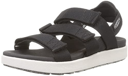 KEEN Damen Elle Strappy Sandalen, Black/Vapor, 35 EU