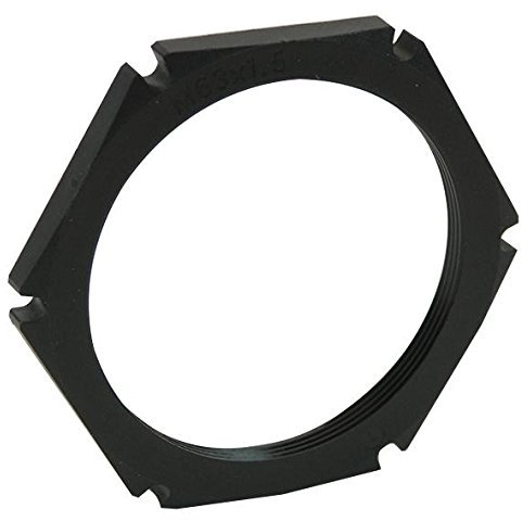 LOCKNUT, M40 Black Polyamide 5PK | Cable Management Gland LOCKNUTS Accessories, 5 X Qty - 10061785