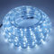 Wisada 100M LED Lichtschlauch Außen, 36 LEDs/m 220V Indoor Kaltweiß LED Schlauch Leuchtstoffröhre,Manueller 8-Funktions-Modus Outdoor LED Lichter Wasserdicht Lichterschlauch für Weihnachten Partydeko