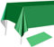 PLULON Tischdecke aus Kunststoff grün 137 x 274 cm rechteckig metallisch grün Tischdecke für Hochzeit Geburtstag Weihnachtsfeier Zuhause Tischdekoration Babyparty Partyzubehör