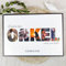 Elbeffekt Onkel Geschenk Holzbild - Foto Geschenk - personalisierbar zum Hinstellen/Aufhängen optional beleuchtet Bester Onkel Geschenke, Geschenk Für Onkel Zu Weihnachten - personalisierte Geschenke