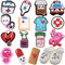 WIDEBG Schuh Charms Medizinisches Schuh-Charms Schuhe Dekoration Cartoon Schuhanstecker Clog Schuhschmuck Knöpfe Schuh Anstecker für Kinder Frauen und Männer
