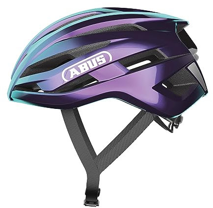 ABUS Rennradhelm StormChaser ACE - leichter Fahrradhelm für Radrennen, Gravelbike-Touren und Cyclocross - für Damen und Herren - Größe L, Violett