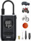 ZGZUXO Tire Inflator and Bike Pump, Portable Air Compressor for Car Tires, 150PSI Cordless Air Pump for Car with Pressure Gauge, Electric Bicycle Tire Pump with LED Light Schrader Valve Presta Valve