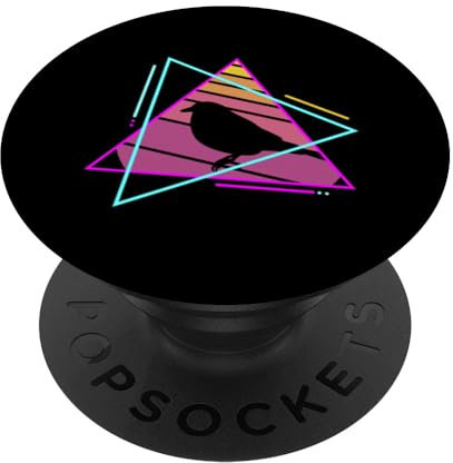 Retro Amsel Amseln PopSockets mit austauschbarem PopGrip
