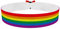 LGBTQ Rainbow Flagge Stoffarmband - Satin Armband - Wasserfest & Langlebig - Pride Zubehör - Buntes Stoffarmband für Vielfalt - LGBTQ Unterstützung - Unisex Modeaccessoire