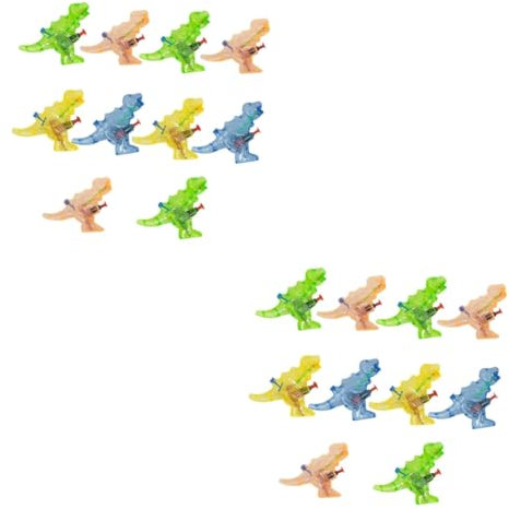 TOYANDONA 20pezzi Giocattoli Spray Dinosauro Trasparenti Per Giocattoli Interattivi Per Piscina Estiva Misti Divertimento All Aperto e Feste Estive