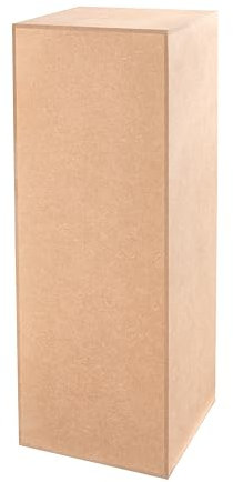 DECOKTIVO Dekosäule MDF, Blumensäule Wohnzimmer, Blumenständer, Podest Deko, Pflanzenständer, Stabiler Sockel, Modernes Design, 80x30x30 Cm