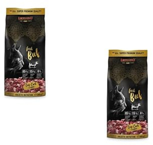 Leonardo Fresh Beef & Poultry Low Carb Formula | Doppelpack | 2 x 250 g | Alleinfuttermittel für ausgewachsene Katzen | Kann dabei helfen den pH-Wert des Harns zu optimieren