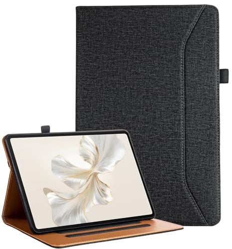 Vakarey per Honor Pad 9 Cover,Custodia Tablet per Honor Pad 9 12.1 Pollici con Cinturino da Polso,Nero