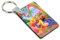 Porte-clé en bois Bourriquet ours winnie dessin animé amis Eeyore Ref 5