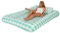 Flamingueo Bouee Piscine - Matelas Piscine, Bouee Piscine Adulte, Matelas de Plage, Accessoires Piscine, Bouée, Tanning Pool (205 x 140 x 25 cm)