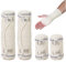 VEGCOO Lot de 4 Bandage Medical, Bandage Extensible, avec Clip en Métal, Bandage Hypoallergénique, Bande de Crêpe pour Blessures Sportives, Écorchures, Soins Postopératoires (2 Size)
