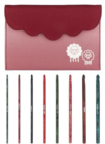 KnitPro Dreamz Deluxe Einfaches Häkelnadel-Set | 8 Größen (3,5 mm bis 8 mm)