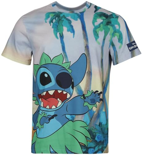 Lilo & Stitch Tropical Männer T-Shirt Multicolor