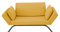 Deshome Smart Schlafsofa für 2-Sitzer mit Einzelbett 80 x 200 cm, mit Armlehnen bis zu 3 Klick-Klack-Sitzer, wasserabweisender Stoff, abnehmbarer Bezug, Matratze aus Waterfoam, hergestellt in Italien