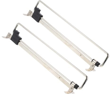 PRETYZOOM 2Pièces Tringle à Vêtements Extensible Rétractable pour Placard Rail Coulissant pour Organisation -Robe et Séchage de Vêtements Installation Facile sans Perçage