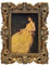 CISOO Vintage-Bilderrahmen, 10,2 x 15,2 cm, Antik-Optik, bronzefarben, goldfarben, für Tischplatte und Wand, dekoratives Blumendesign, Retro-Heimdekoration, Fotogalerie-Kunst