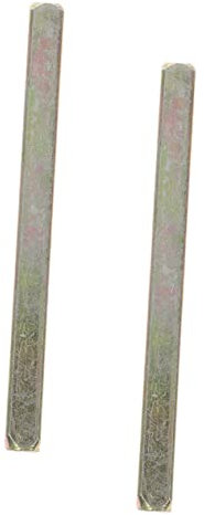 Angoily 2stücke Türknopf Ersatz Eisen Gerade Knopf Spindel Zubehör Für Vintage Türen Mit Vierkantantriebsspindel Und Abgeschrautem Ende Für Einfache Montage