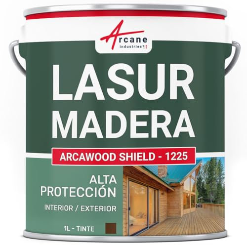 Lasure bois extérieur/intérieur - 1 L Noyer - ARCANE INDUSTRIES