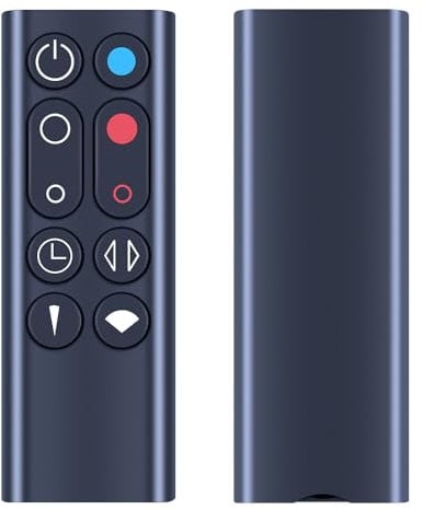 TCNOUMT Fan Remote Control Suitable for Dyson AM09 Pure Hot+Cool Link Air Purifier, No Magnetic Function, Black
