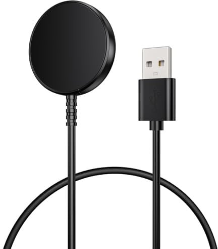 Charger for Samsung Galaxy Watch Charger Compatible with Galaxy Watch Ultra/7/6/6 Classic/5/5 Pro/4/4 Classic/3/Active 2/Active/FE USB Magnetic Fast Charging 100cm