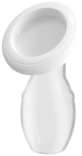 Mnozreo Sacaleches de Silicona,Recolector Extractor de Leche Materna,Sacaleches Manual de Silicona,Extractor de Leche Manual de Silicona,Extractor de Leche Cómodo,1PC