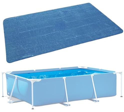 260 x 170 cm Couverture Solaire Pliable pour Piscine - Couverture Chauffante Solaire Rectangulaire | Tapis Chauffant De Sécurité Isolant Et Imperméable Robuste Et Anti-poussière pour L'extérieur