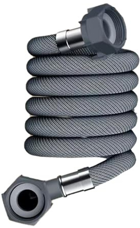Washing Machine Inlet Hose Flexible Dishwasher Hose Extension Washer Corrugated Inlet Pipe Seal Washing Machine Hose(5m)