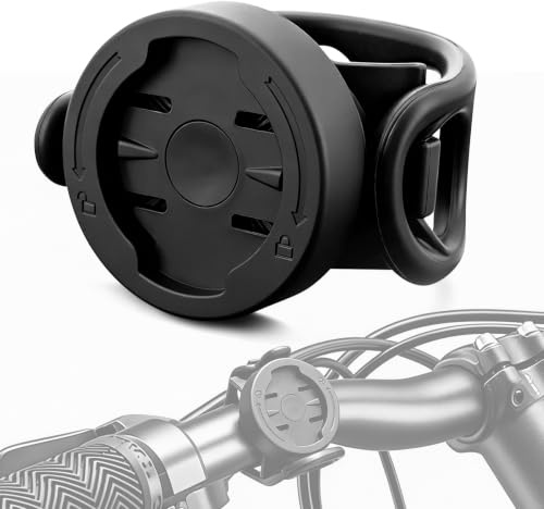 Support de vélo rotatif à 360° pour compteur GPS - Support de compteur pour Garmin Edge, Varia, Accessoires pour guidon de montagne et feux arrière, matériau plastique, facile à installer et stable