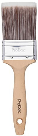 ProDec 2.5 inch Premier Trade Professional Synthetic Paint Brush for a Smooth Finish Painting with Emulsion, Gloss and Satin Paints on Walls, Ceilings, Wood and Metal, 2.5 63mm