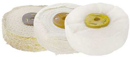 Coarse Medium Final G Polishing Buffing Mops Sisal Floppy 4 x 1 2 Section 3pc
