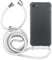 MyGadget Handykette für iPhone SE 2022 | 2020 | 7 | 8 - [ TPU Hülle mit verstellbaren Band ] - Handyhülle mit Handyband zum Umhängen Kordel Schnur Case Schutzhülle - Weiß