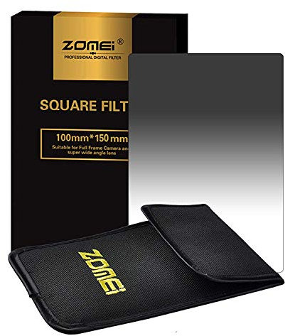Zomei Z-Pro Series Filter-Set, 100 x 150 mm, ND2 + ND4 + ND8 + ND16 Graduierte Neutraldichte, Verlaufsfilter für Cokin DSLR-Kameras
