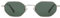 ZENOTTIC Mini Coole Achteckig Sonnenbrille Damen Herren Polarisiert Metall Rahmen Vintage