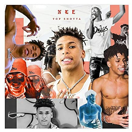 Rapper NLE Choppa Leinwand Poster Schlafzimmer Dekor Sport Landschaft Büro Zimmer Dekor Geschenk 60 × 60 cm ohne Rahmen: 1