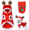 Hundekostüme Weihnachten Elchkostüm für Hunde und Katzen Pet Hoodies warme Hundemantel für Winter Frühling Weihnachten Hundebekleidung Rot, S