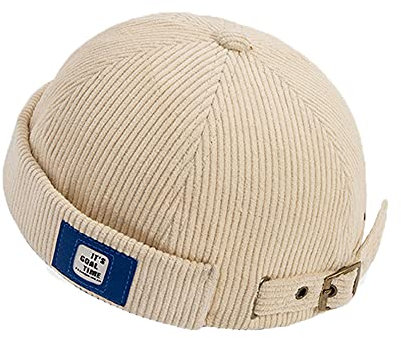 YAMEE Cap Herren Hut Damen Docker-Cap Unisex Docker Mütze Hafenmütze Seemannsmütze Herrenhut Bikercap Hat Wandermütze Seemannskappe(Kappenumfang:56-58cm)