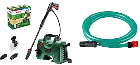 Bosch Home and Garden Hochdruckreiniger EasyAquatak 120 (1500 W, Druck: 120 bar, im Karton) & Bosch Ansaugschlauch mit Filter (Zubehör für Bosch Hochdruckreiniger)
