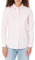 Amazon Essentials Chemise en Tissu Oxford Extensible boutonnée à Manches Longues (Grandes Tailles Disponibles) Femme, Rose Clair Blanc Rayures, XXL
