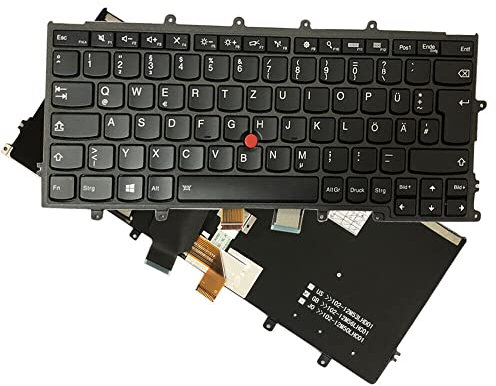 JINTAI Layout Tastiera GR Laptop (retroilluminata) per Lenovo ThinkPad X240 X230S X240S X250 X250S X260 X270 Black GR Backlit
