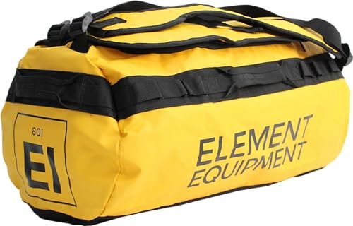 Element Equipment Trailhead Seesack Schulterriemen, wasserdichter Stoff, gelb, Medium 51 Liters, Seesack