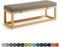 Lsjoaw Bankauflage Bankkissen Sitzauflage Sitzkissen Bank 170X50X8CM Stuhlkissen Bankpolster Schaukel mit abnehmbarem Bezug für Fensterbank Outdoor Gartenmöbel Terrasse Drinnen Sitz,Light Brown