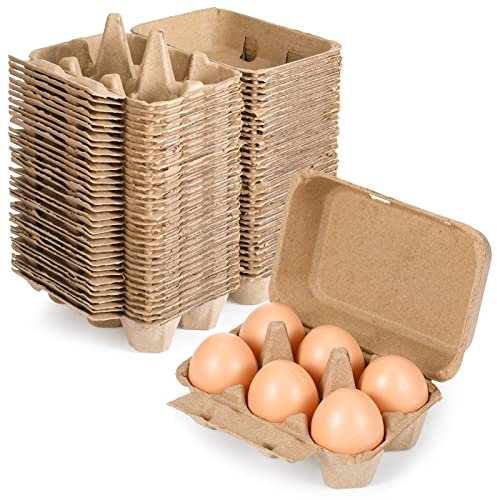 Nuenen Eierkartons aus Karton, leer, für Bauernhof, Markt, Familienküche, 200 Stück