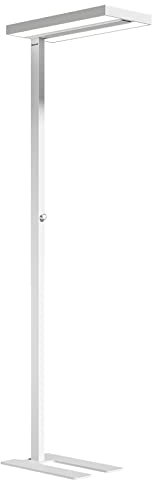 HONEYWELL LED Stehleuchte Modern - 02E Pro Sunturalux™ Eye Caring Natural Standing Light, 10400LM Dimmbar,100W,4000K Tageslicht,77“ Reading Tall Lampara für Home Office Wohnzimmer Schlafzimmer