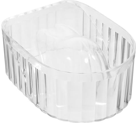 Minkissy 2pcs Acrylic Nail Soaking Bowl - Manicure Soak Bowl - Polish Remove Soaker - Transparent