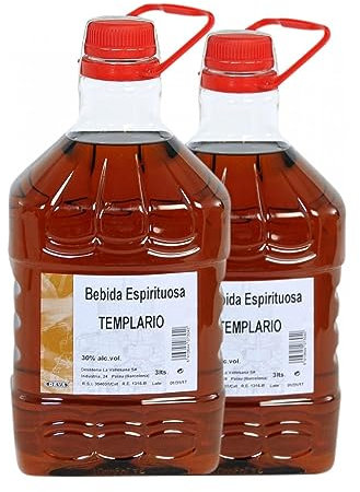 Brandy DeVa Vallesana Templario Karaffe 3 L (Schachtel mit 2 Karaffe von 3 L)