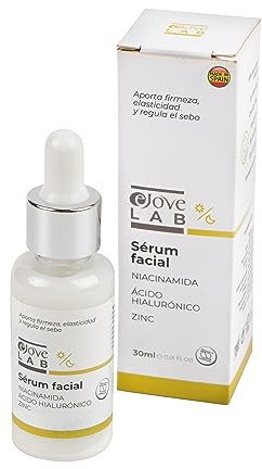 Ejove Hyaluronsäure Gesichtsserum mit Niacinamid und Zink | 30 ml | Anti-Aging für strahlende Haut | Reduziert Falten, Augenringe und Dunkelheitsflecken