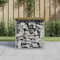 Rantry Gartenbank, Gabionen-Design, imprägniertes Kiefernholz, 43 x 44 x 42 cm, Sitz, Stuhl, Möbel, Sonnenliege, Terrasse, Balkon, Outdoor, Dekoration, Gartenbänke